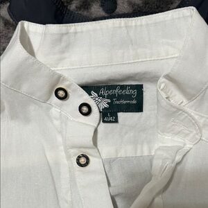 Ralph Lauren Cream Casual Button Down Shirt